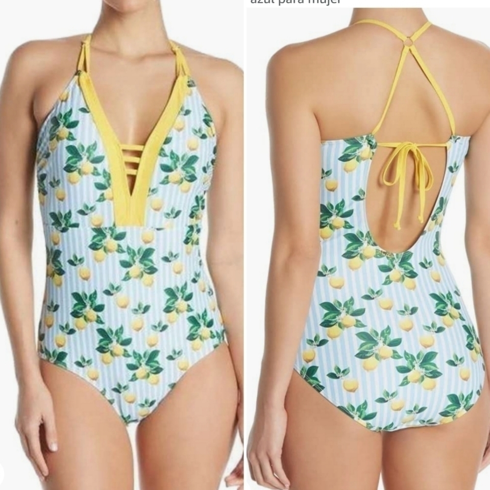 Lemon swimsuit Sz 8